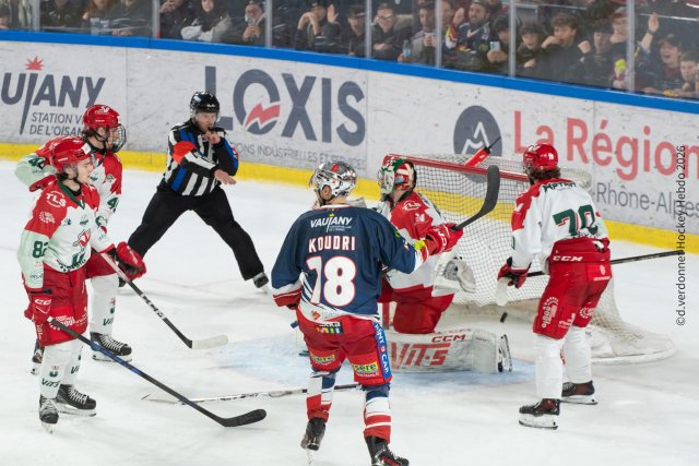 Photo hockey match Grenoble  - Cergy-Pontoise le 16/01/2026