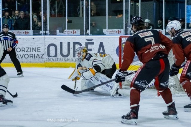 Photo hockey match Morzine-Avoriaz - Strasbourg  le 17/01/2026