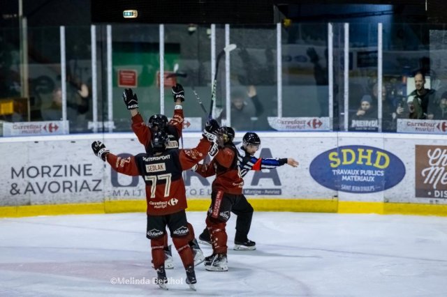 Photo hockey match Morzine-Avoriaz - Strasbourg  le 17/01/2026