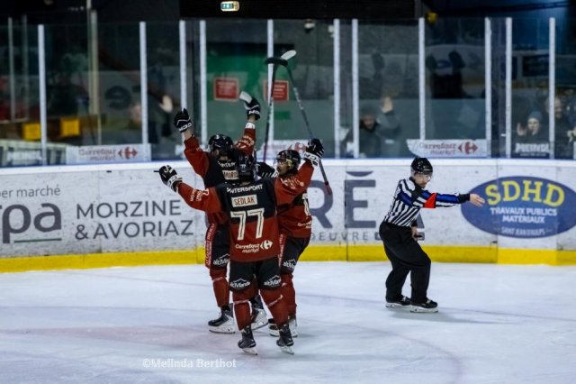 Photo hockey match Morzine-Avoriaz - Strasbourg  le 17/01/2026