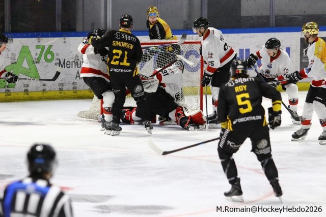 Photo hockey match Rouen - Chamonix  le 20/01/2026