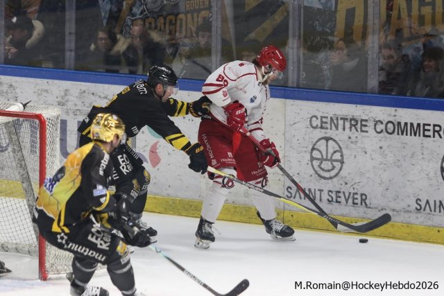 Photo hockey match Rouen - Briançon  le 23/01/2026