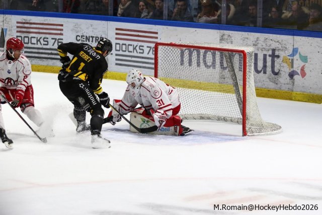 Photo hockey match Rouen - Briançon  le 23/01/2026