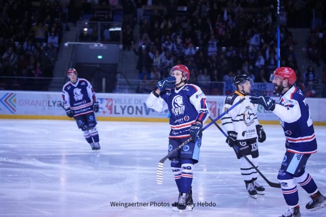 Photo hockey match Lyon - Strasbourg  le 24/01/2026