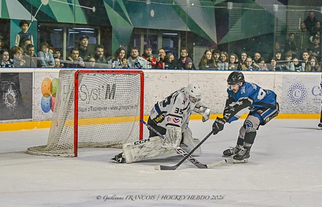 Photo hockey match Nantes - Courchevel-Méribel-Pralognan le 24/01/2026