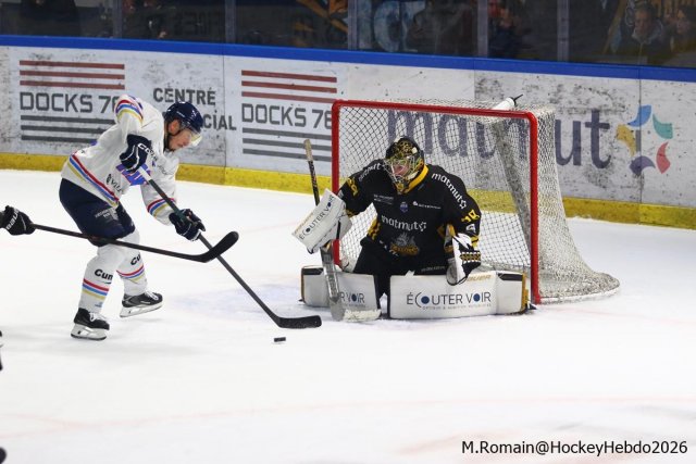 Photo hockey match Rouen - Nice le 30/01/2026