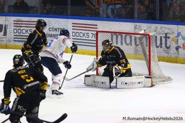 Photo hockey match Rouen - Nice le 30/01/2026
