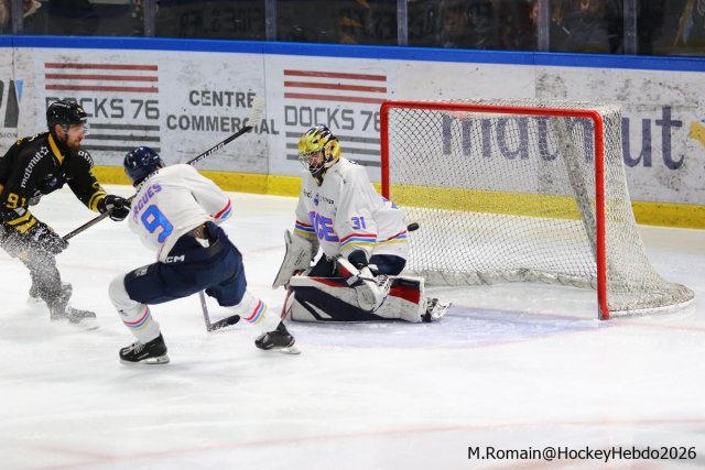 Photo hockey match Rouen - Nice le 30/01/2026