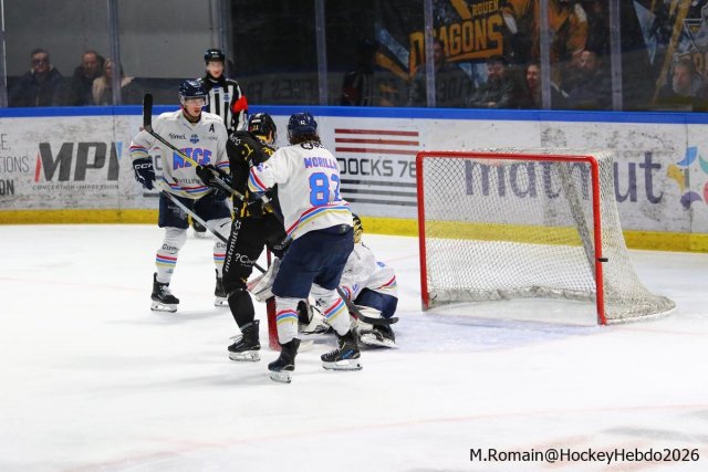 Photo hockey match Rouen - Nice le 30/01/2026