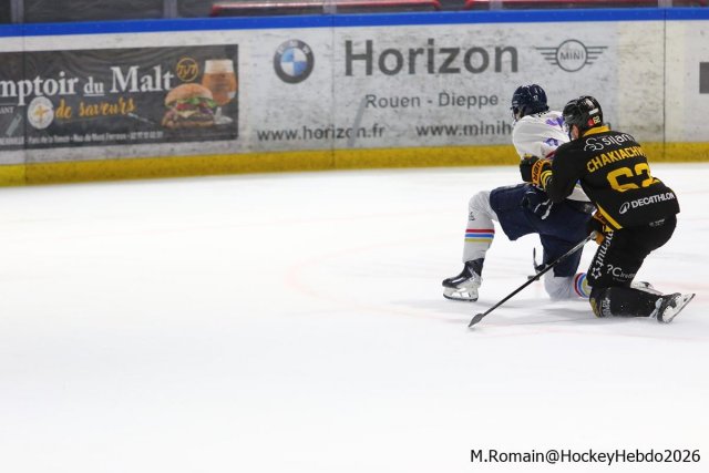 Photo hockey match Rouen - Nice le 30/01/2026