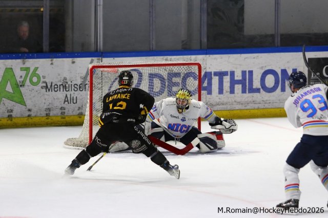 Photo hockey match Rouen - Nice le 30/01/2026
