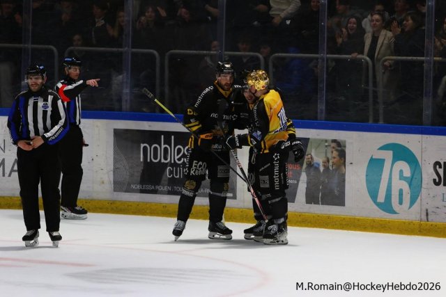 Photo hockey match Rouen - Nice le 30/01/2026