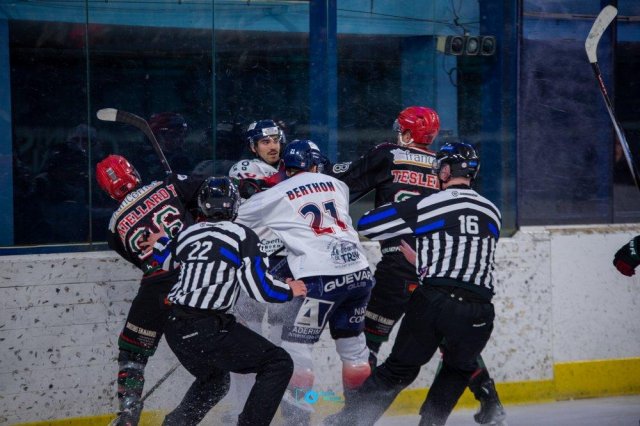 Photo hockey match Mont-Blanc - Caen  le 04/02/2026