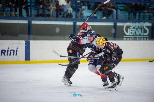 Photo hockey match Mont-Blanc - Caen  le 04/02/2026