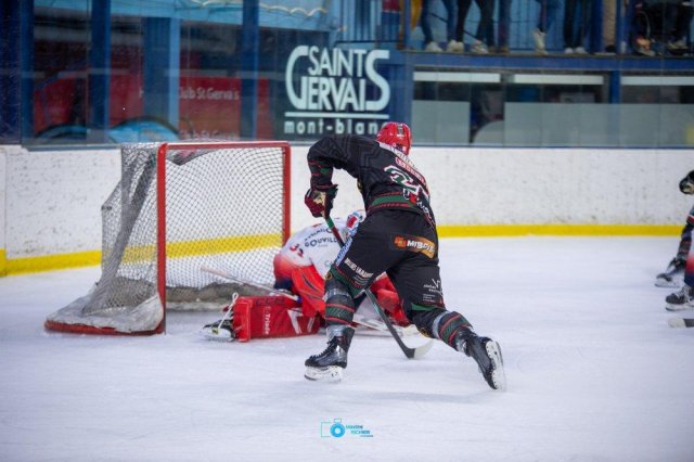 Photo hockey match Mont-Blanc - Caen  le 04/02/2026