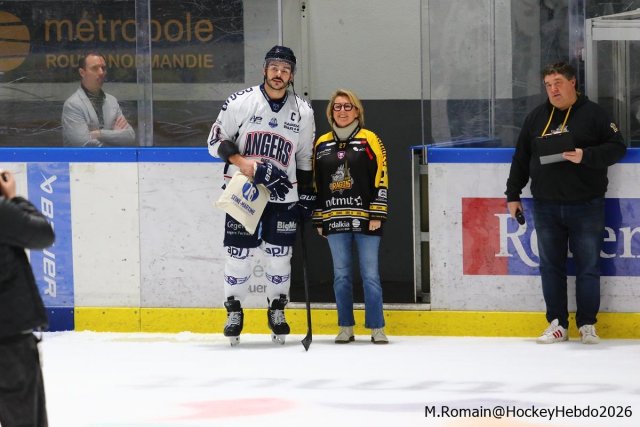 Photo hockey match Rouen - Angers  le 05/02/2026