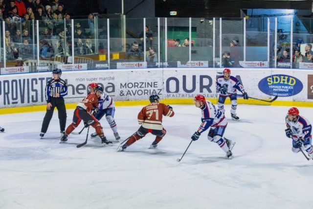 Photo hockey match Morzine-Avoriaz - Lyon le 14/02/2026