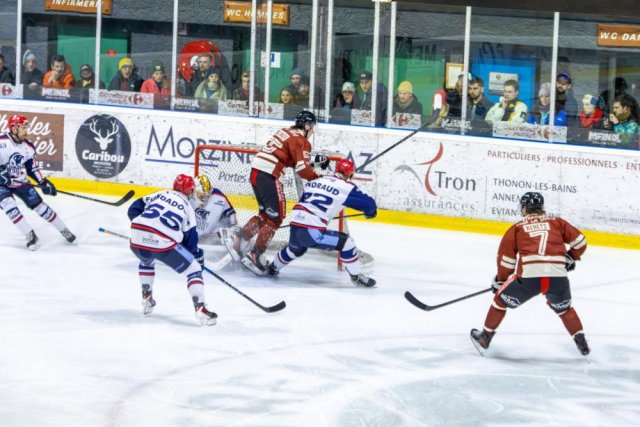 Photo hockey match Morzine-Avoriaz - Lyon le 14/02/2026