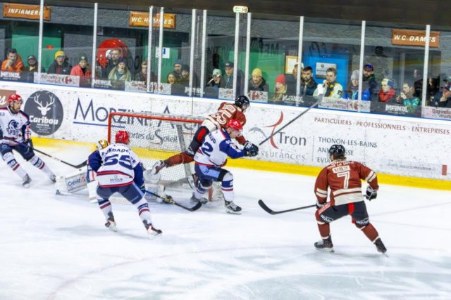 Photo hockey match Morzine-Avoriaz - Lyon le 14/02/2026