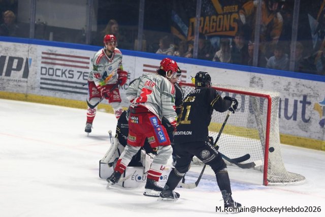 Photo hockey match Rouen - Grenoble  le 19/02/2026