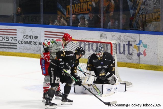 Photo hockey match Rouen - Grenoble  le 19/02/2026