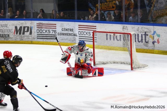 Photo hockey match Rouen - Grenoble  le 19/02/2026