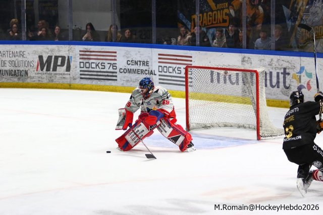 Photo hockey match Rouen - Grenoble  le 19/02/2026