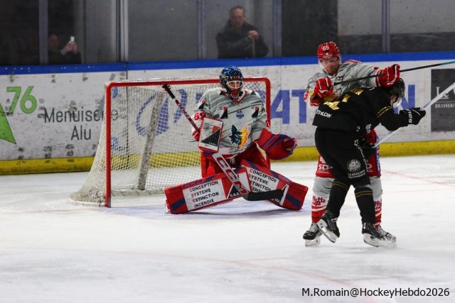 Photo hockey match Rouen - Grenoble  le 19/02/2026