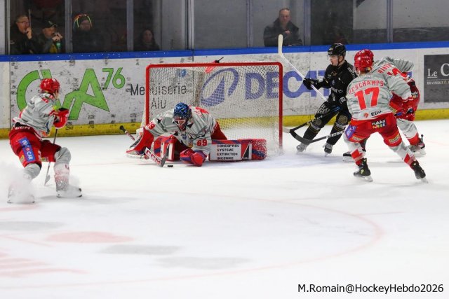 Photo hockey match Rouen - Grenoble  le 19/02/2026