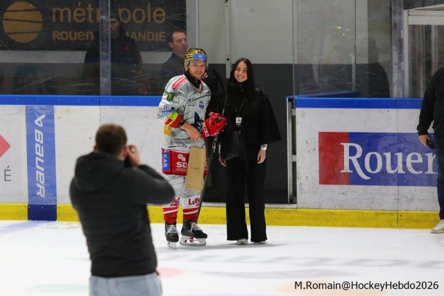 Photo hockey match Rouen - Grenoble  le 19/02/2026