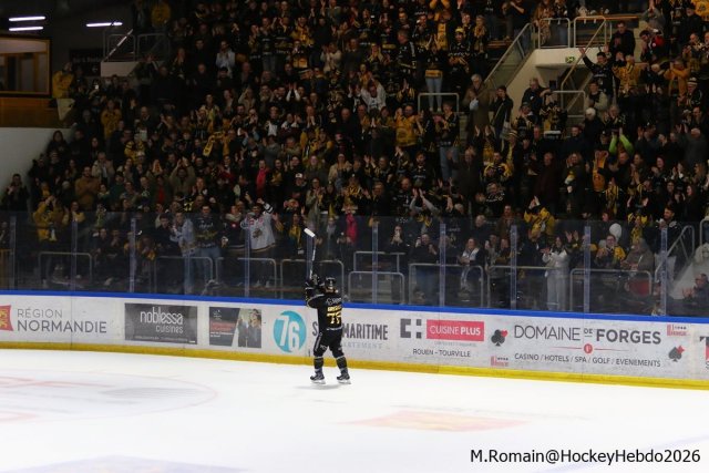 Photo hockey match Rouen - Grenoble  le 19/02/2026