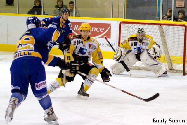 Photo hockey match Dijon  - Strasbourg  le 01/12/2009
