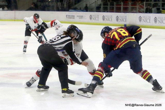 Photo hockey match Nice - Chamonix  le 24/02/2026