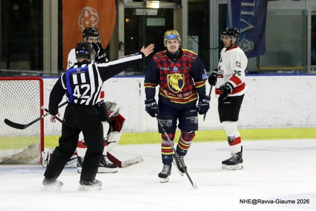 Photo hockey match Nice - Chamonix  le 24/02/2026