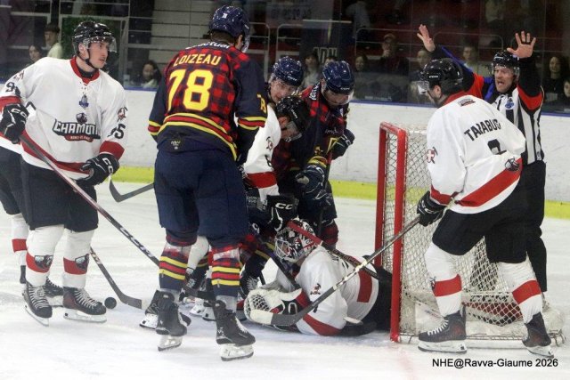 Photo hockey match Nice - Chamonix  le 24/02/2026