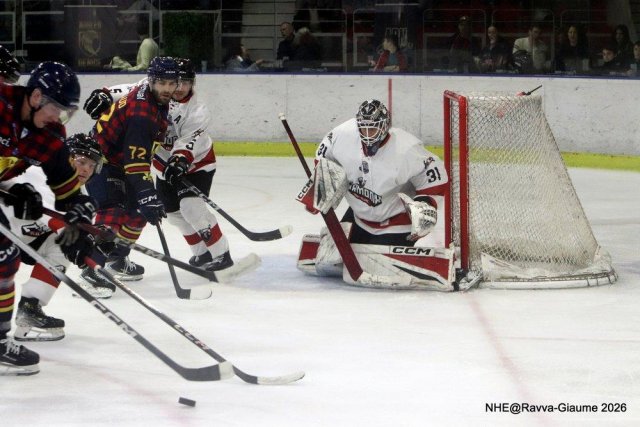 Photo hockey match Nice - Chamonix  le 24/02/2026
