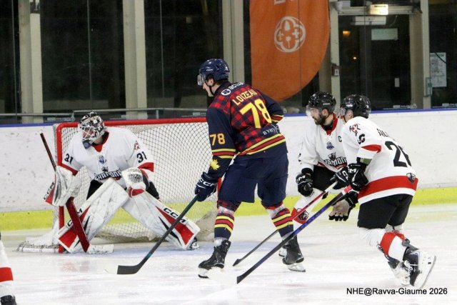 Photo hockey match Nice - Chamonix  le 24/02/2026