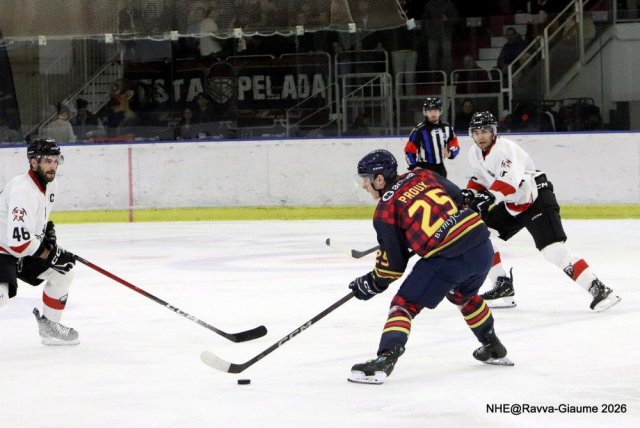 Photo hockey match Nice - Chamonix  le 24/02/2026