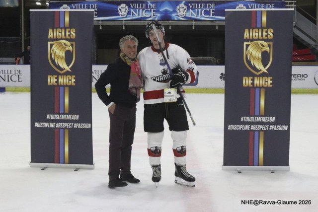 Photo hockey match Nice - Chamonix  le 24/02/2026