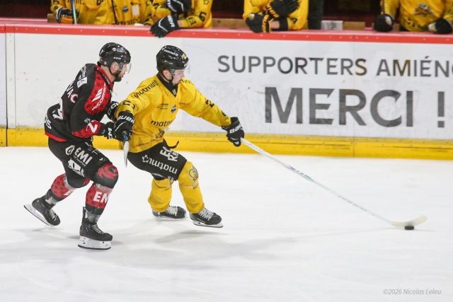 Photo hockey match Amiens  - Rouen le 24/02/2026
