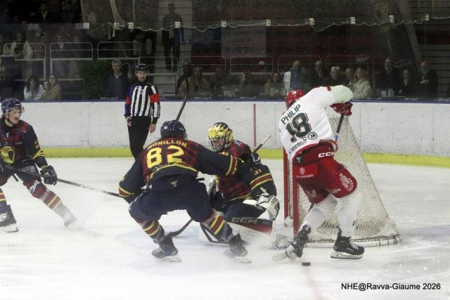 Photo hockey match Nice - Cergy-Pontoise le 27/02/2026