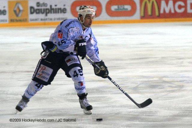 Photo hockey match Grenoble  - Angers  le 28/11/2009