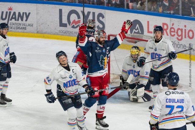 Photo hockey match Grenoble  - Nice le 01/03/2026