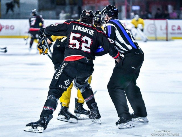 Photo hockey match Bordeaux - Rouen le 01/03/2026