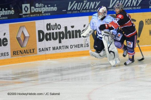 Photo hockey match Grenoble  - Angers  le 28/11/2009