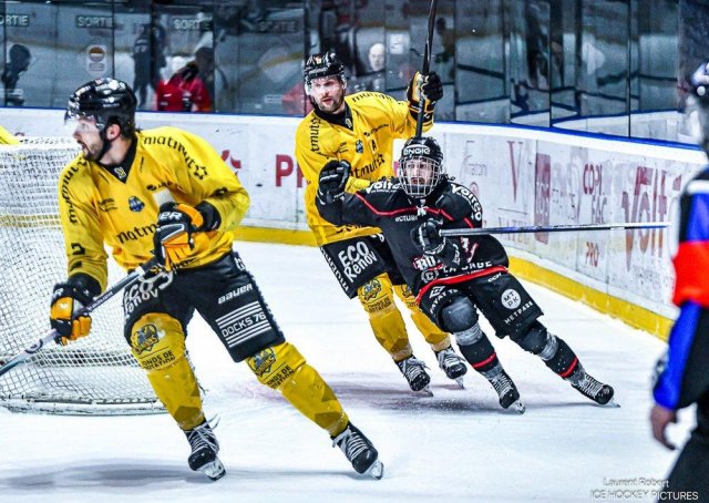 Photo hockey match Bordeaux - Rouen le 01/03/2026