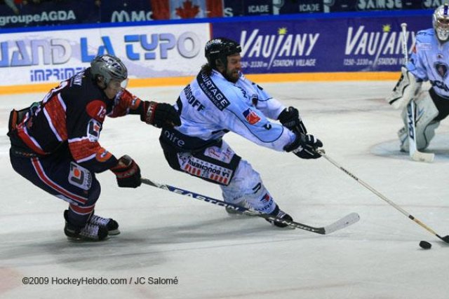 Photo hockey match Grenoble  - Angers  le 28/11/2009