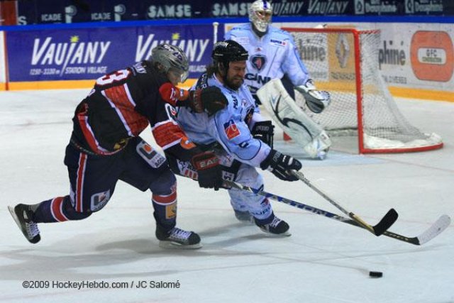 Photo hockey match Grenoble  - Angers  le 28/11/2009