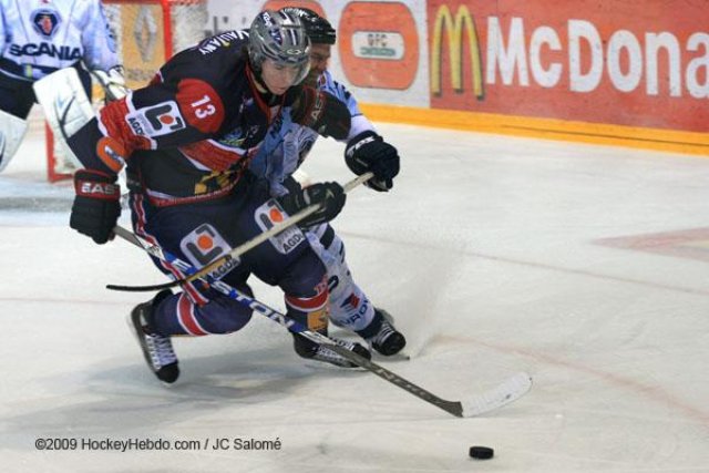 Photo hockey match Grenoble  - Angers  le 28/11/2009