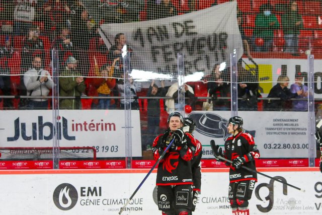 Photo hockey match Amiens  - Marseille le 01/03/2026